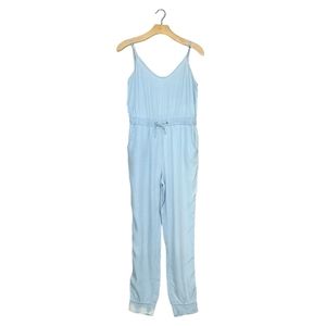 Honolua Wahine Light Blue Sleeveless Jumpsuit Romper